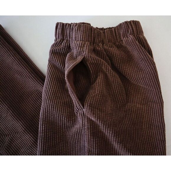 BDG Urban Outfitters OB1281524 Women's Sz XS Brown Blaine Corduroy Puddle Pants - Picture 7 of 11